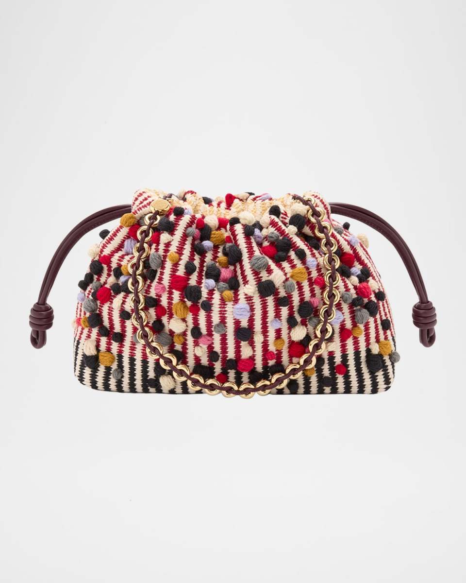 x Albers Flamenco Medium Crossbody Bag in Cotton Jacquard
